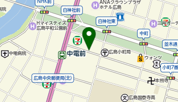 リパーク広島小町第2の地図画像