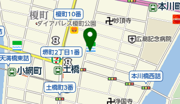 リパーク広島猫屋町第2の地図画像