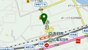 リパーク広島五日市駅前の地図画像