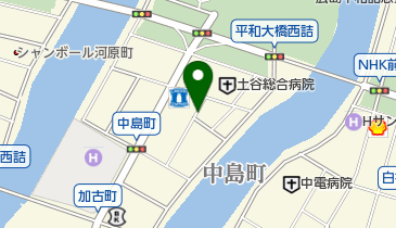 リパーク広島中島町の地図画像