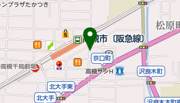 リパーク高槻市駅前の地図画像