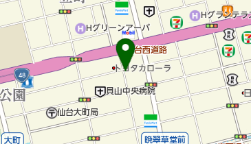 リパーク仙台大町2丁目の地図画像