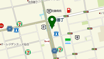 リパーク仙台北四番丁駅の地図画像