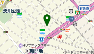 リパーク福原桜筋の地図画像