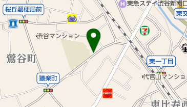 リパーク渋谷鶯谷町第2の地図画像