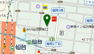 リパーク仙台駅東口第2の地図画像