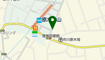 リパーク原木中山駅前の地図画像