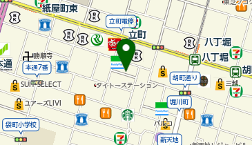 リパーク広島立町第3の地図画像