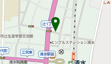 リパーク清水駅西口駅前の地図画像