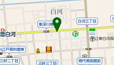リパーク白河3丁目第2の地図画像