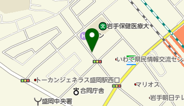 リパーク盛岡駅西口の地図画像