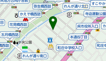 リパーク呉中通4丁目第3の地図画像