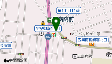 リパーク広島宇品神田1丁目の地図画像