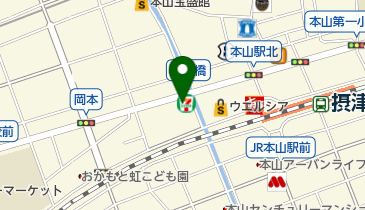 リパーク岡本2丁目第3の地図画像