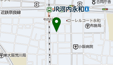 リパーク河内永和駅前の地図画像