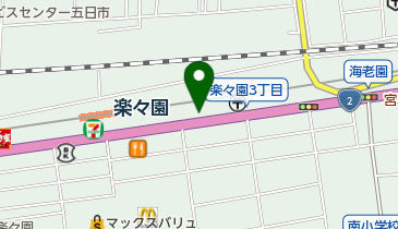 リパーク広島楽々園2丁目の地図画像