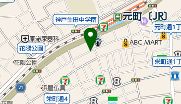 リパークワイド神戸元町通3丁目の地図画像