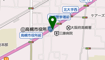 リパーク高槻野見町の地図画像