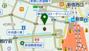 モード学園コクーンタワー駐車場の地図画像