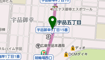 リパーク広島宇品の地図画像