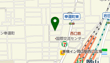 リパーク岡山奉還町2丁目の地図画像