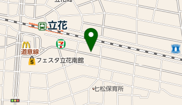 リパーク立花駅前第2の地図画像