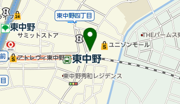 ユニゾンモール駐車場の地図画像