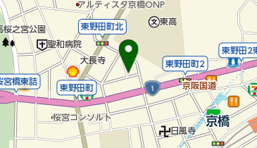 リパークワイド東野田町4丁目の地図画像