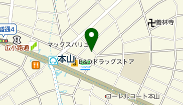 リパーク名古屋本山第2の地図画像