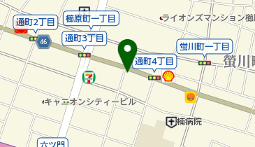 リパーク久留米通町第4の地図画像