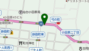 リパーク仙台小田原弓ノ町の地図画像