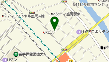 リパークワイド盛岡駅前北通の地図画像