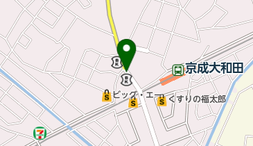 リパーク京成大和田駅前の地図画像