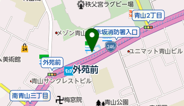 青山OM-SQUARE駐車場の地図画像