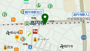 リパークワイド高円寺南4丁目第2の地図画像