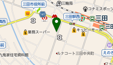 リパークワイド三田中央町の地図画像