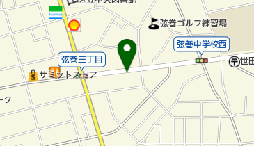 リパークワイド弦巻3丁目の地図画像