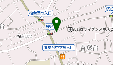 リパークワイド青葉台1丁目の地図画像