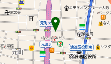 リパーク難波中第7の地図画像