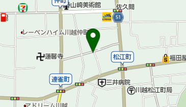 リパークワイド川越連雀町の地図画像