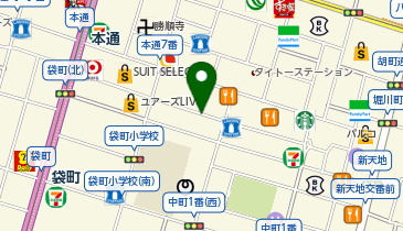 リパーク広島袋町第4の地図画像