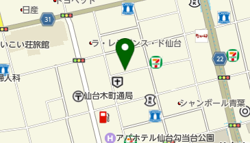 リパーク仙台二日町の地図画像