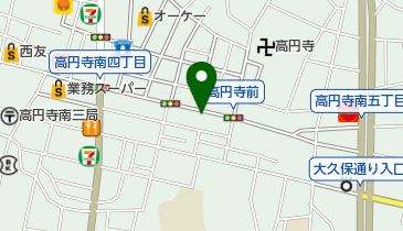 リパーク高円寺南4丁目第3の地図画像