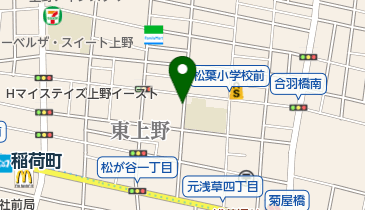 リパークワイド松が谷1丁目第2の地図画像