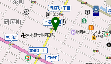 リパーク静岡本通2丁目の地図画像