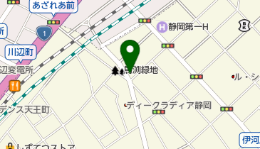 リパーク静岡泉町の地図画像