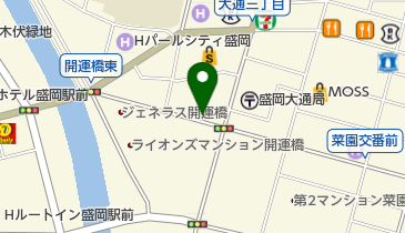 リパーク盛岡開運橋通第2の地図画像