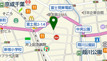 リパーク千葉富士見2丁目第2の地図画像