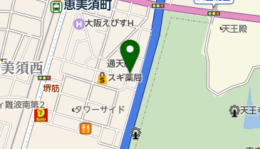 リパーク通天閣第4の地図画像