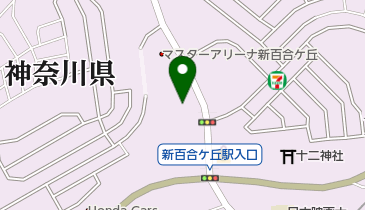 リパーク新百合ヶ丘モリノパーキングの地図画像